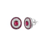 Earrings Salvini Woman Classico in White Gold Rubino 1.17 Ct 20106344 - 20106344